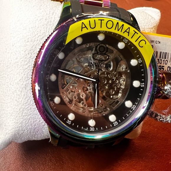 Invicta Russian Diver 39168 Mens Iridescent Silicone Automatic Skeleton Watch - Picture 2 of 7